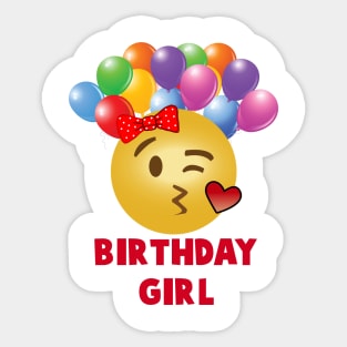 Birthday Girl - Emoji Sticker